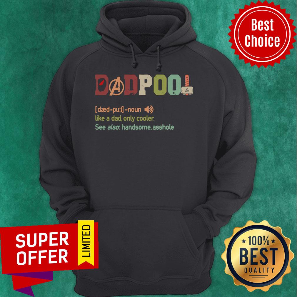 Funny Dadpool Definition Like A Dad Only Cooler Vintage Shirt - Image 3