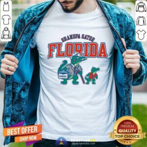 Great University Of Florida Grandpa Gators T-Shirt