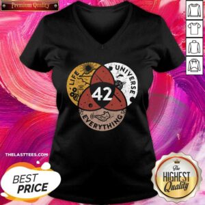 Alternative view of Funny Life Universe Everything Shirt