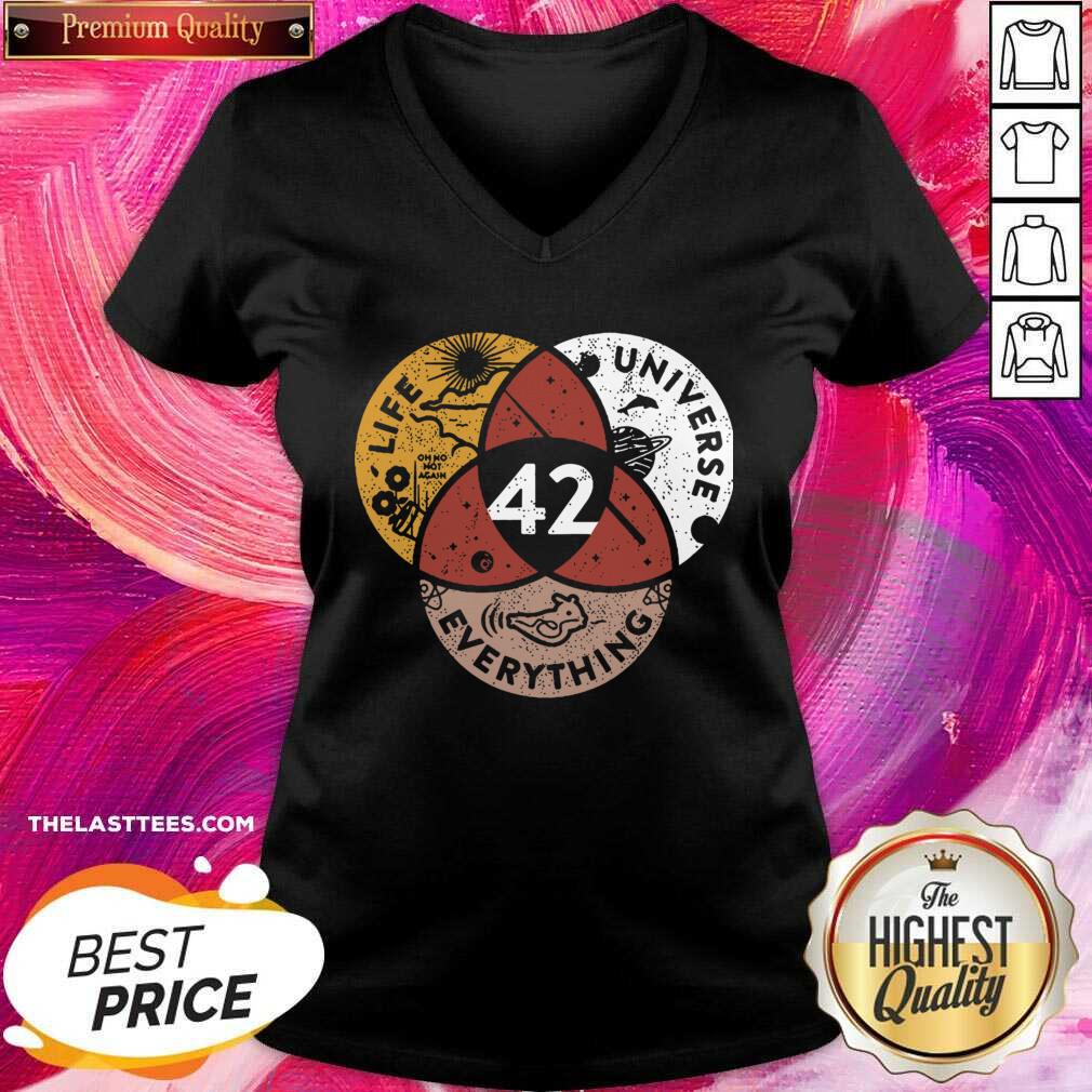 Funny Life Universe Everything Shirt - Image 2