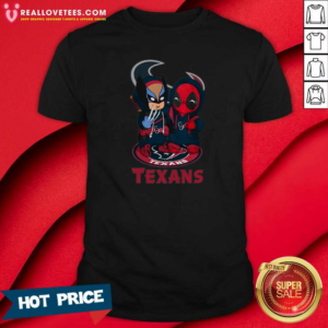 Houston Texans Marvel Wolverine Deadpool True Friends T-Shirt