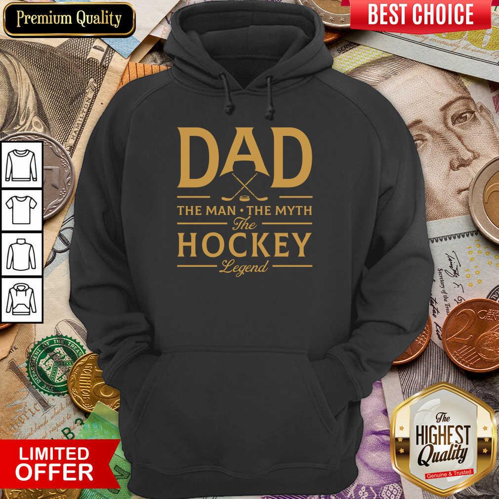 Dad The Hockey Legend Shirt - Image 5