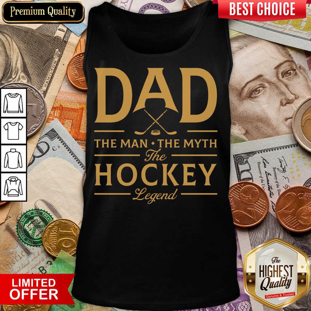 Dad The Hockey Legend Shirt - Image 3