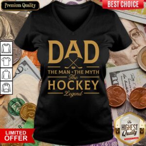 Alternative view of Dad The Hockey Legend Shirt