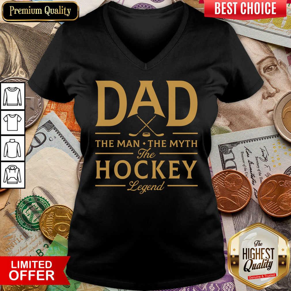 Dad The Hockey Legend Shirt - Image 2