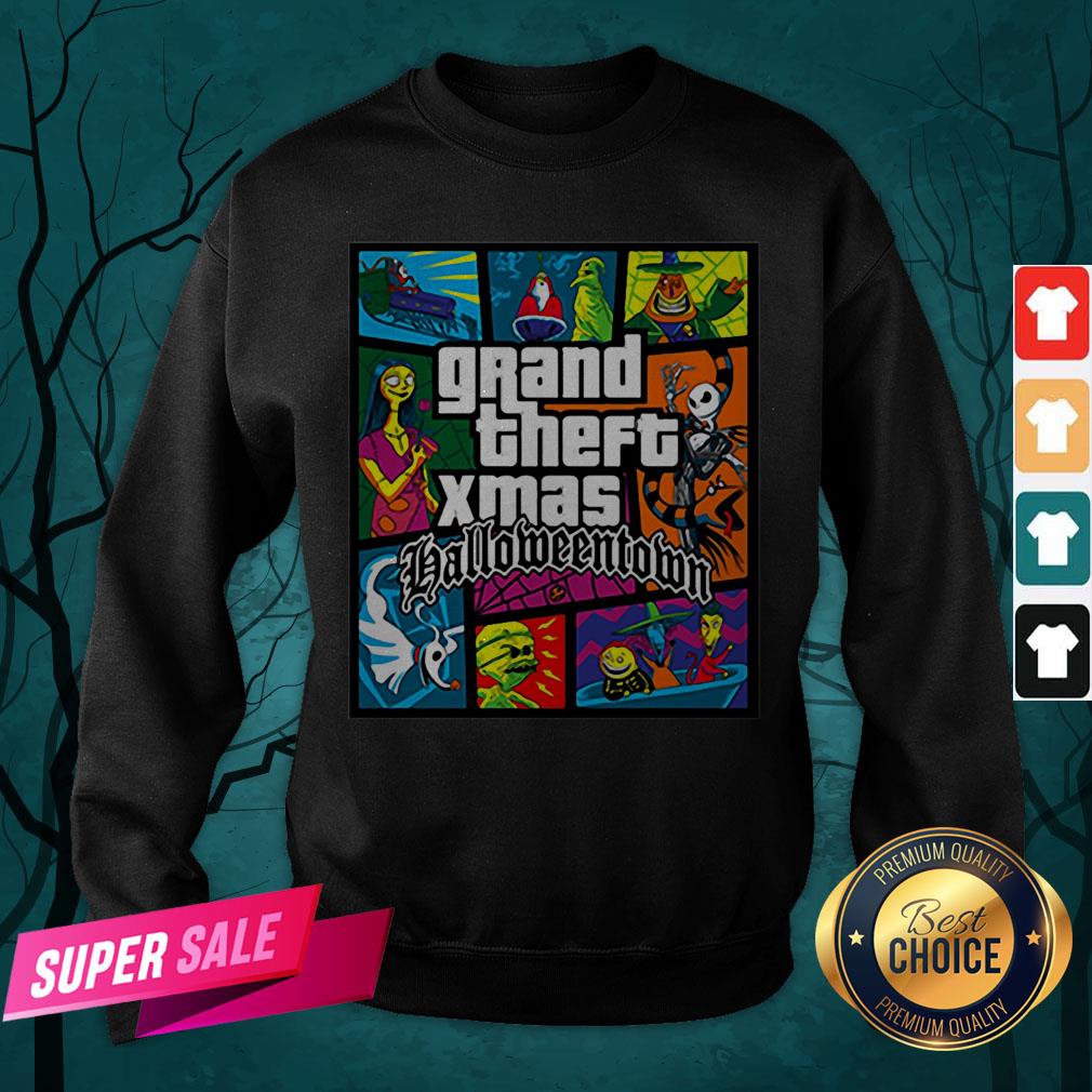Grand Theft Xmas Halloween Town Shirt - Image 2
