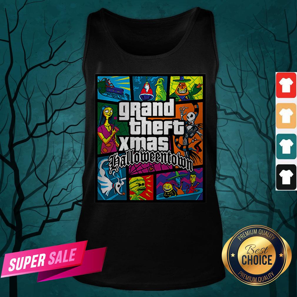 Grand Theft Xmas Halloween Town Shirt - Image 5