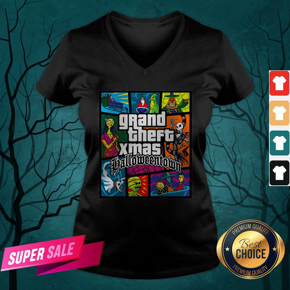 Grand Theft Xmas Halloween Town Shirt - Image 4