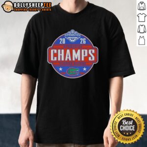 Official Florida Gators 2025 SEC Women's Gymnastics Champions T-Shirt