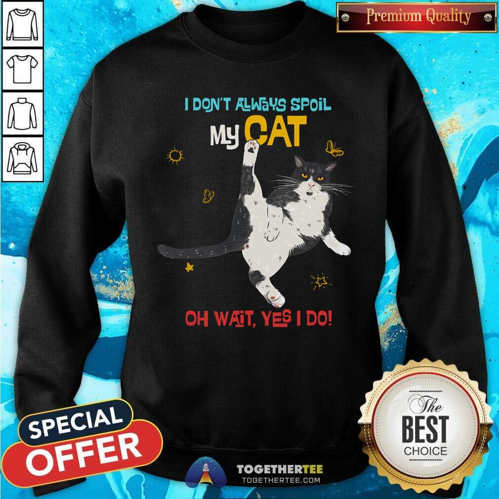 Spoil My Cat Oh Wait I Do Shirt - Image 5