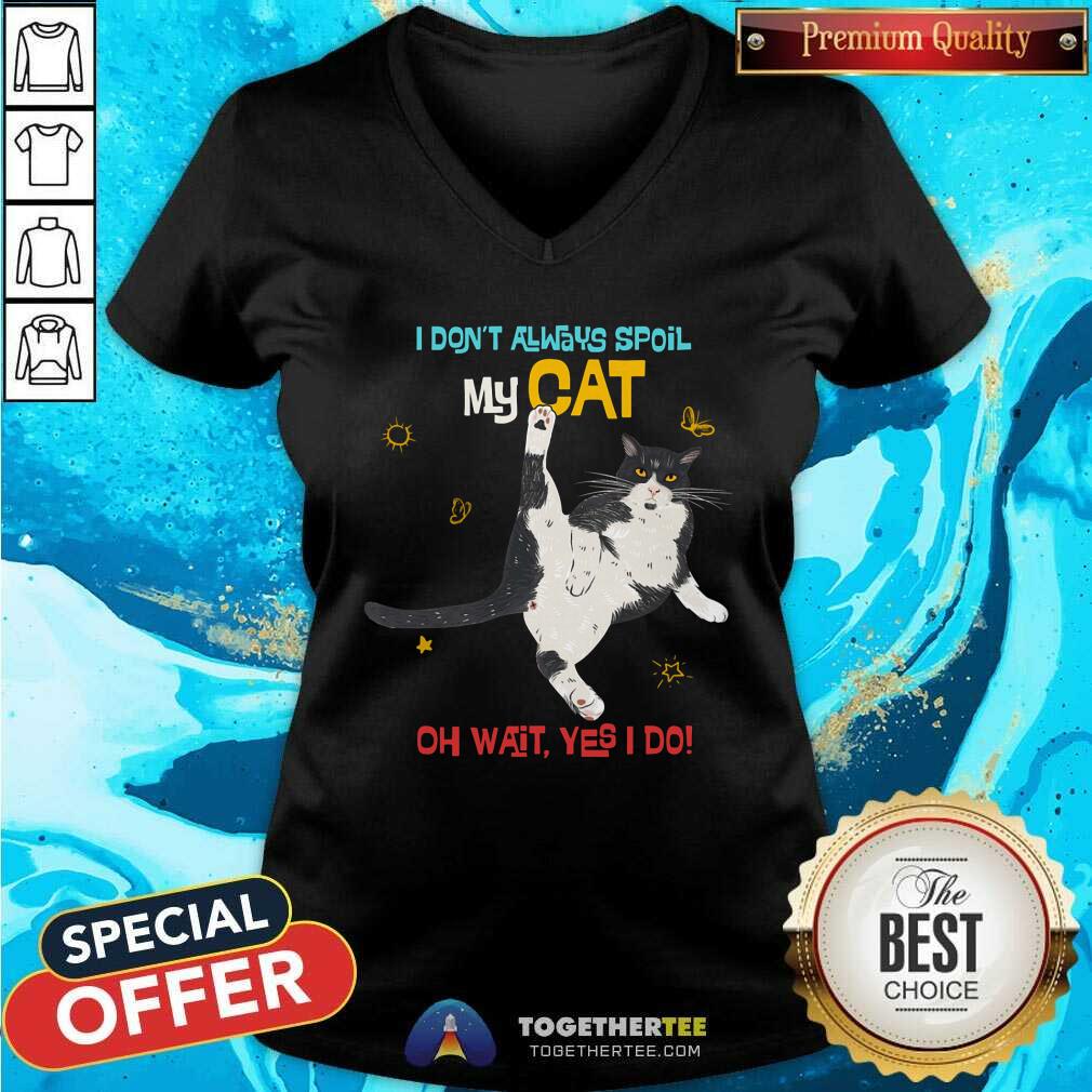 Spoil My Cat Oh Wait I Do Shirt - Image 3