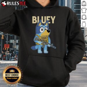 Alternative view of Awesome Bluey Military Tactical Dad T-Shirt