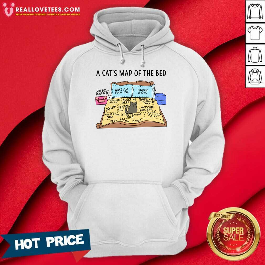 A Cat's Map Of The Bed Shirt - Image 4