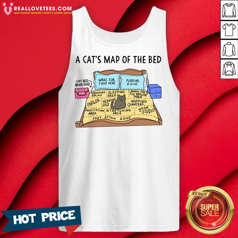 A Cat's Map Of The Bed Shirt - Image 2