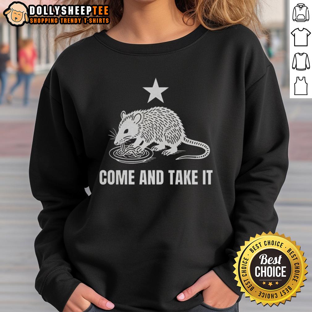 Awesome Opossum Come And Take It Logo T-Shirt - Image 5
