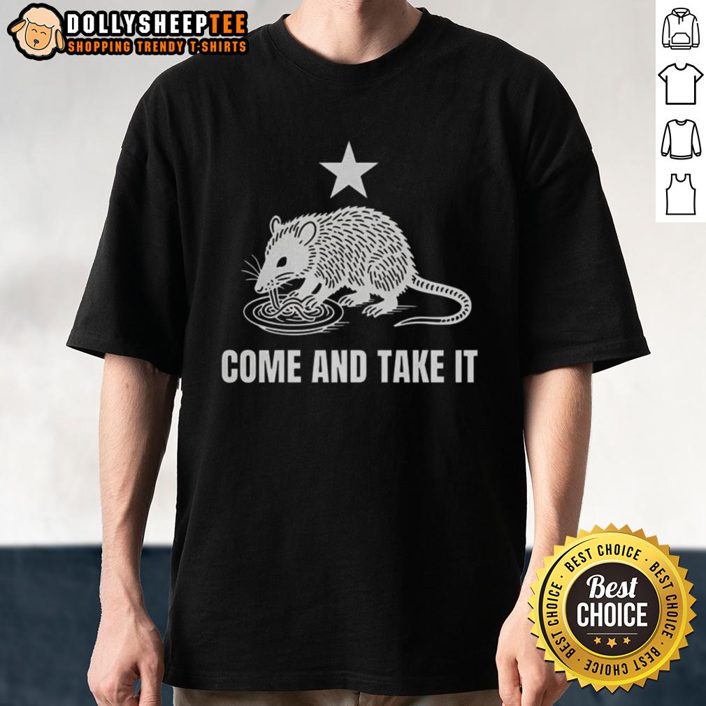 Awesome Opossum Come And Take It Logo T-Shirt
