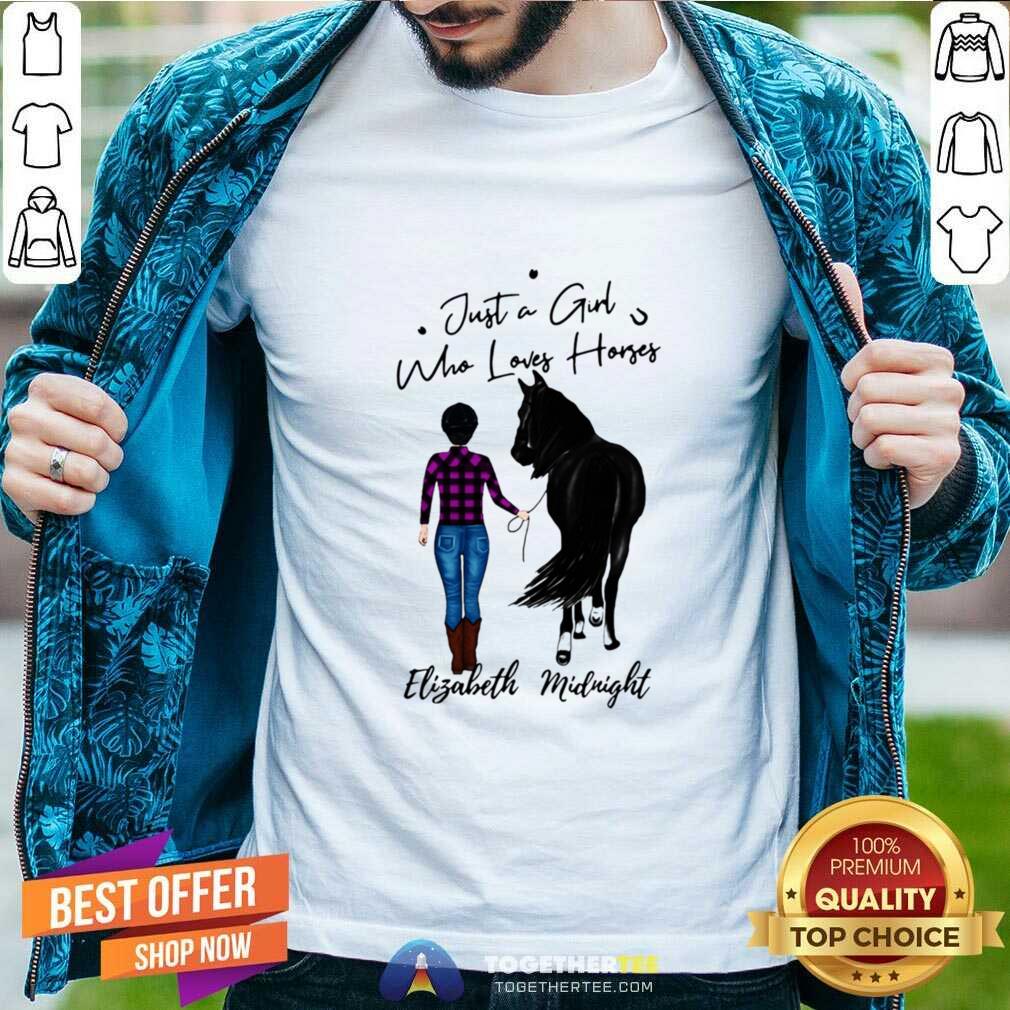 Beautiful Walking With Horse Customized Shirt