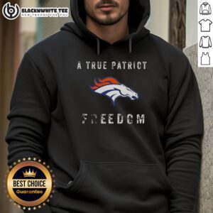 Alternative view of Top Denver Broncos Football A True Patriot Freedom T-Shirt