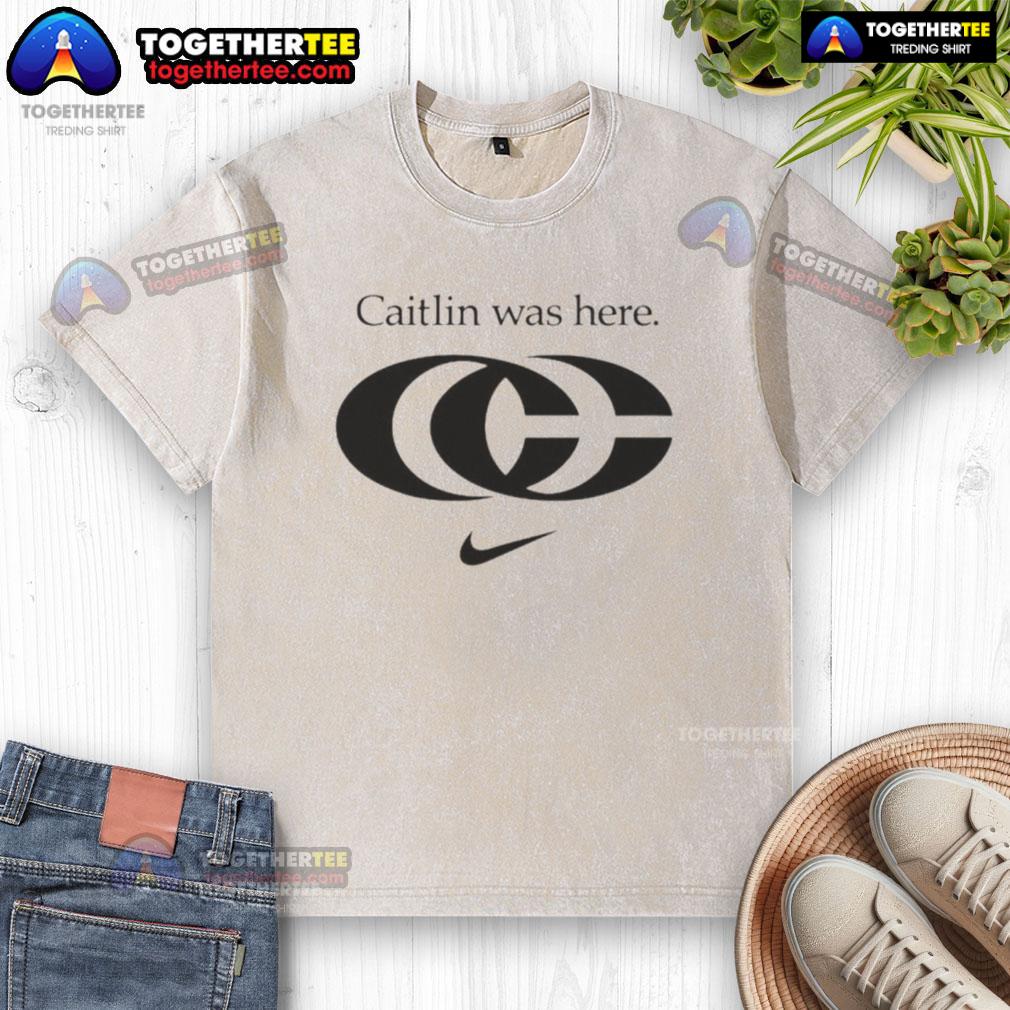 Premium Caitlin Was Here Caitlin Clark CC Logo T-Shirt - Image 6