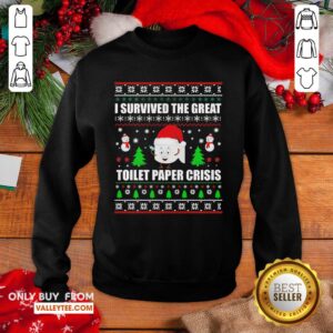 Alternative view of Sweet I Survived The Great Toilet Paper Crisis Christmas Shirt