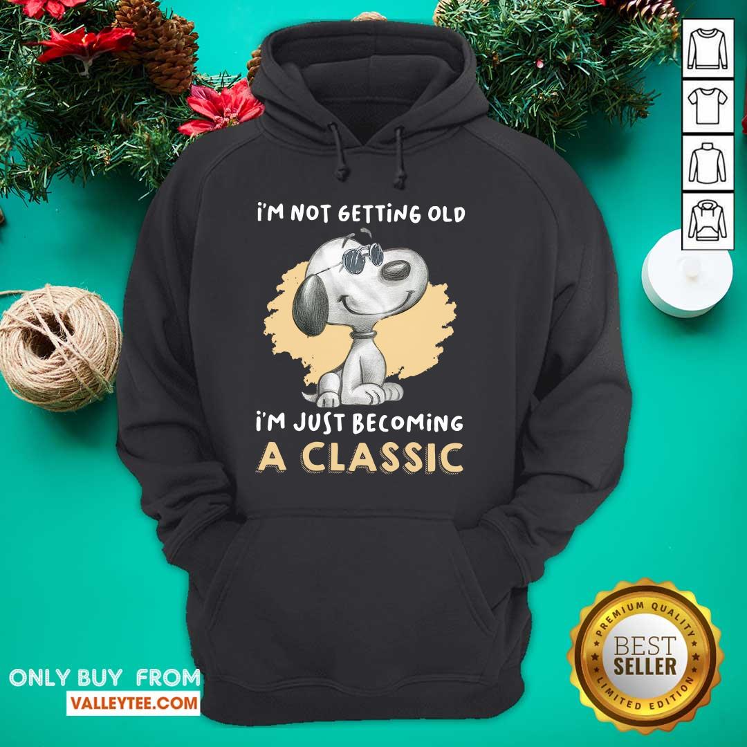 Wicked Snoopy I'm Not Getting Old I'm Just Becoming A Classic Shirt - Image 4