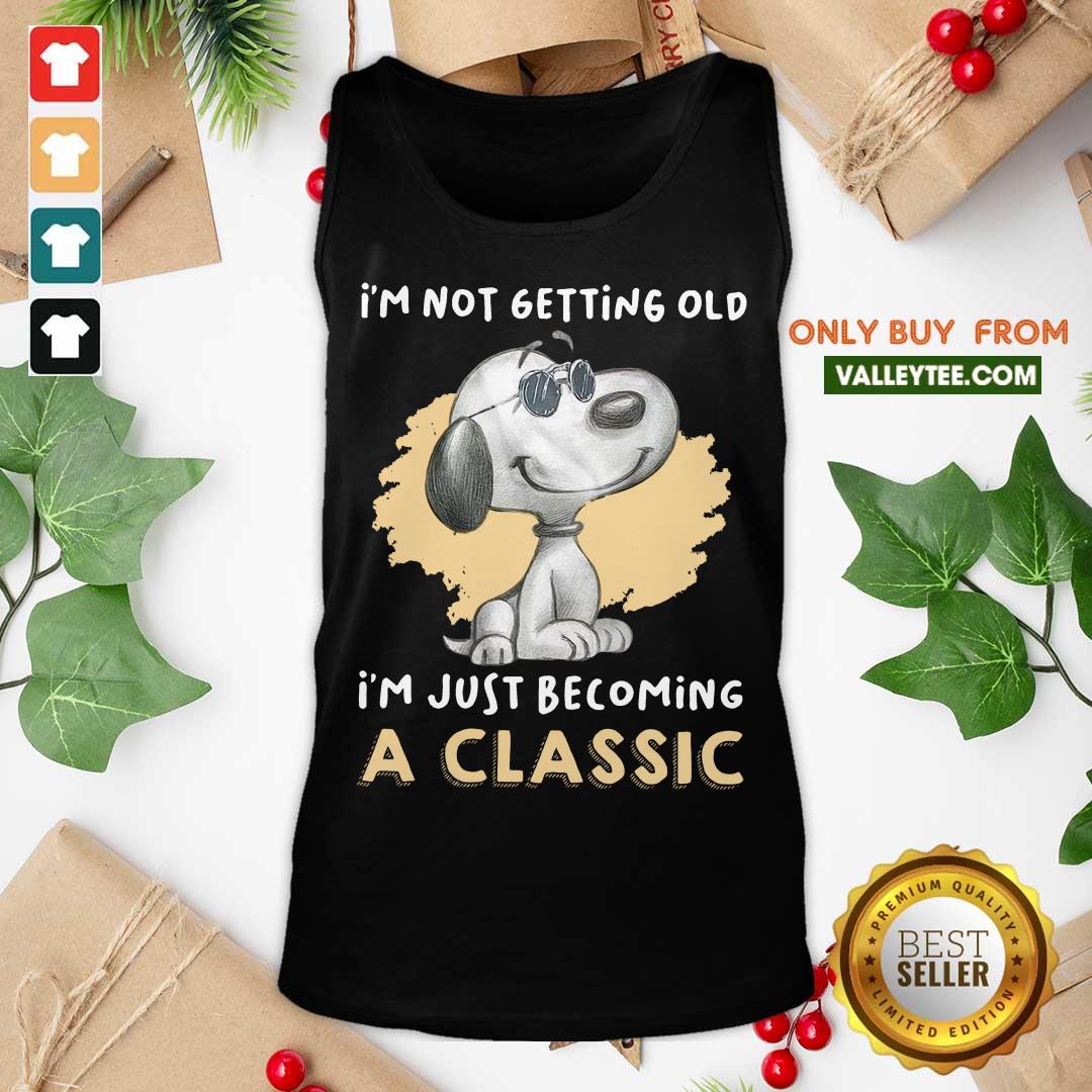 Wicked Snoopy I'm Not Getting Old I'm Just Becoming A Classic Shirt - Image 2