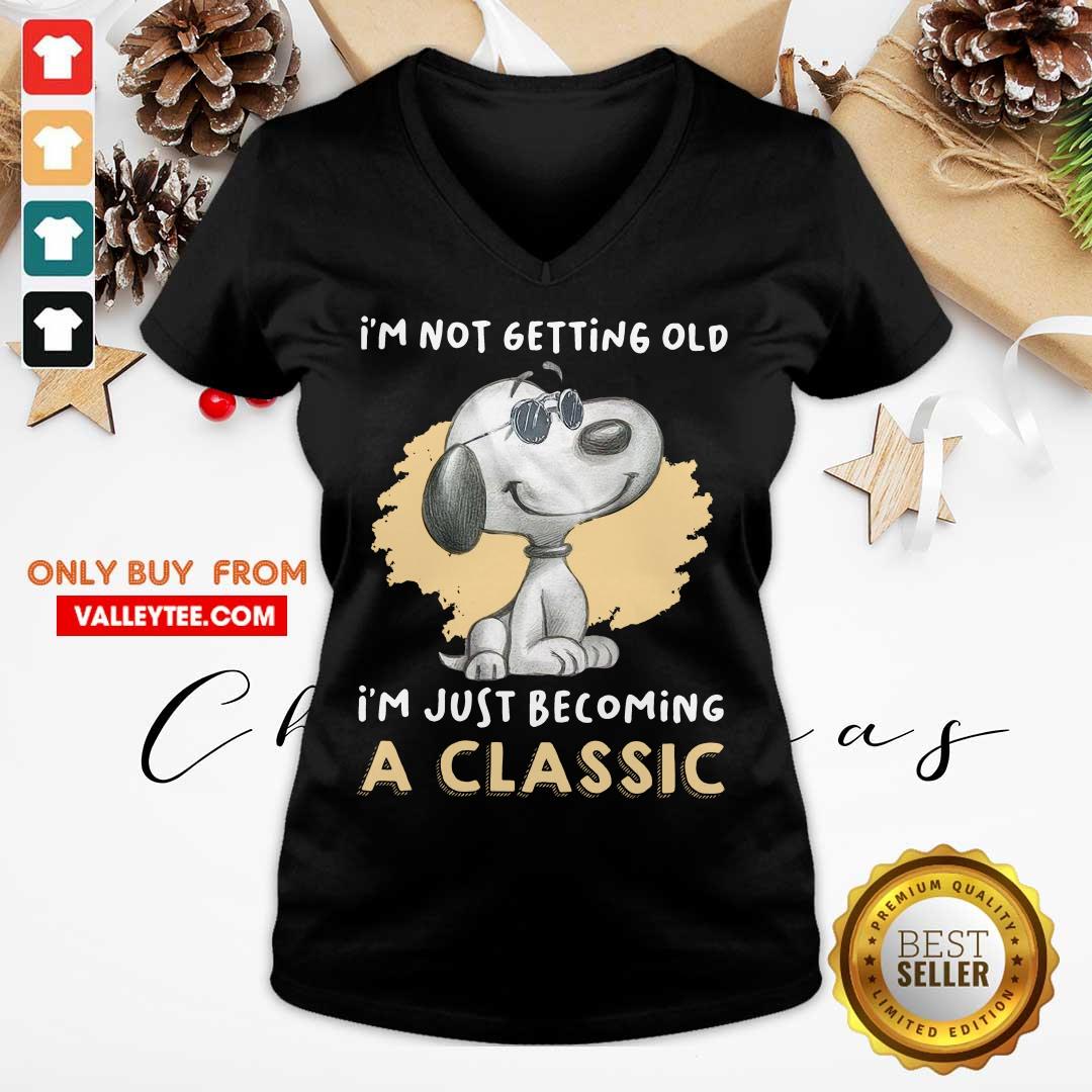 Wicked Snoopy I'm Not Getting Old I'm Just Becoming A Classic Shirt - Image 5