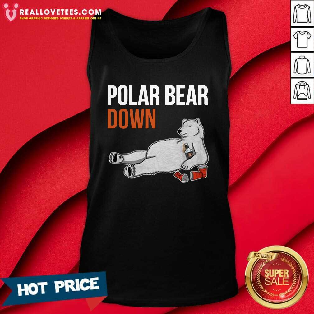Super Nice Polar Bear Down 2021 Shirt - Image 2