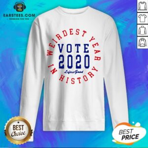 Alternative view of Weirdest Year In History Vote 2020 Shirt