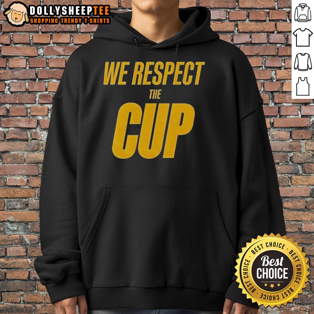 Top New York Knicks 2025 Cup Champions We Respect The Cup T-Shirt - Image 2
