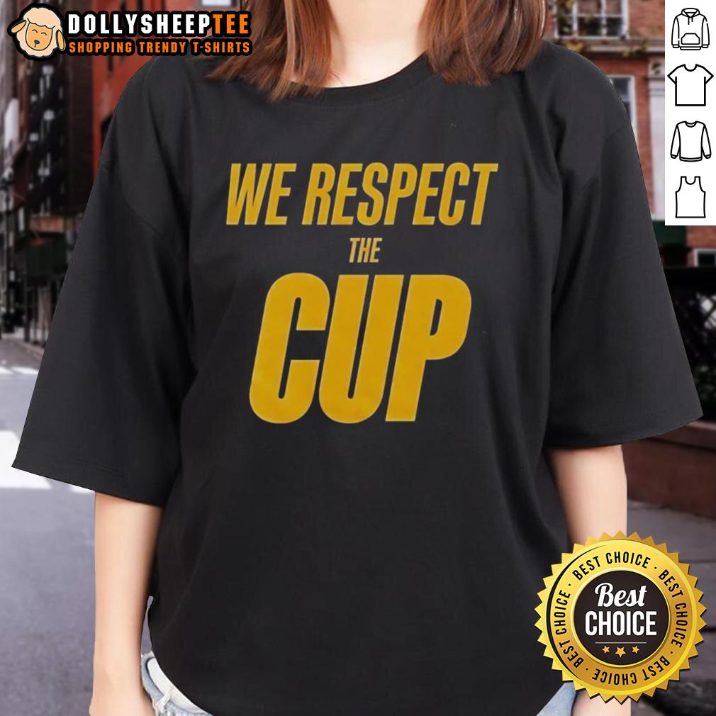 Top New York Knicks 2025 Cup Champions We Respect The Cup T-Shirt - Image 3