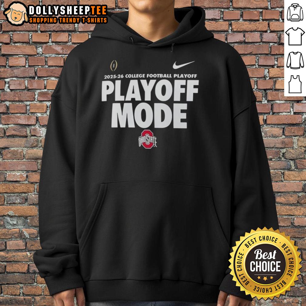 Top Ohio State Buckeyes Football College Football Playoff Mode 2025 2026 T-Shirt - Image 2