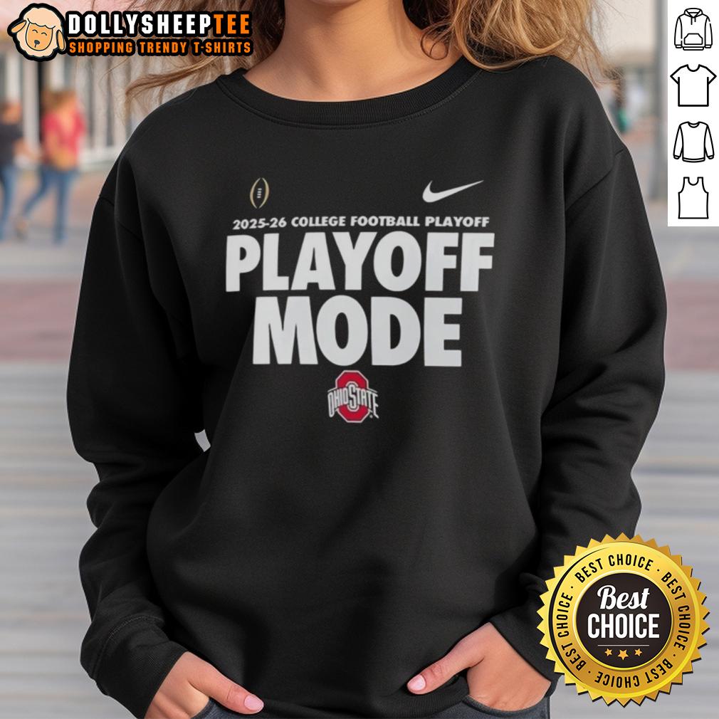 Top Ohio State Buckeyes Football College Football Playoff Mode 2025 2026 T-Shirt - Image 5