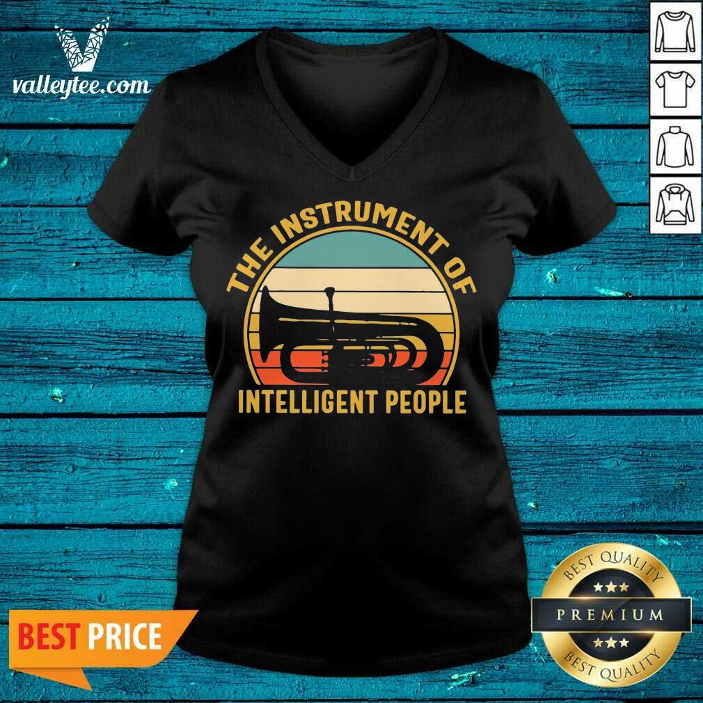 Cool The Instrument Of Intelligent People Vintage Shirt - Image 3