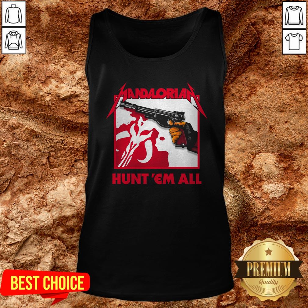 Top Mandalorian Hunt Em All Shirt - Image 3