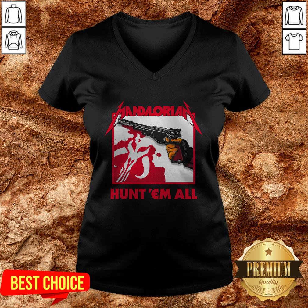 Top Mandalorian Hunt Em All Shirt - Image 2