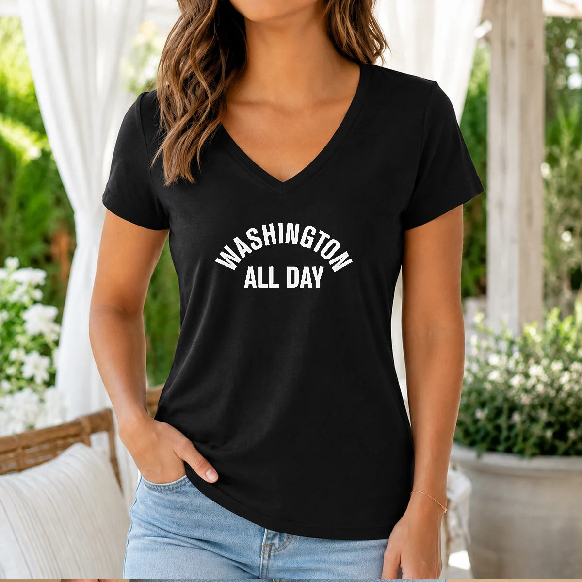 Awesome Washington Nationals Baseball All Day Shirt - Image 2