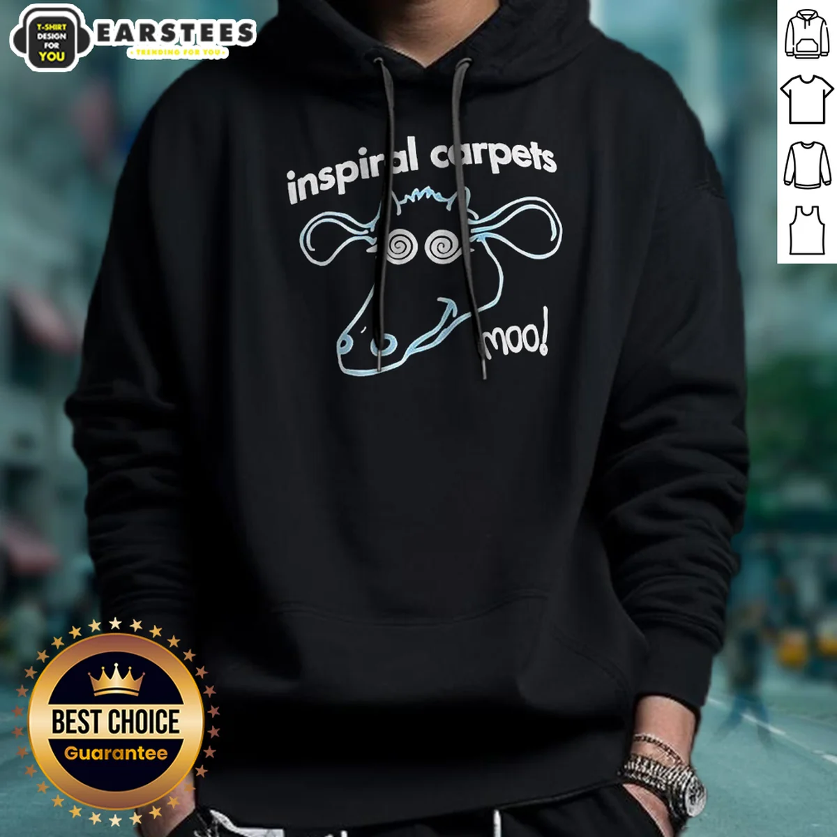 Top Inspiral Carpets Moo Madchester Indie Rock Shirt - Image 3