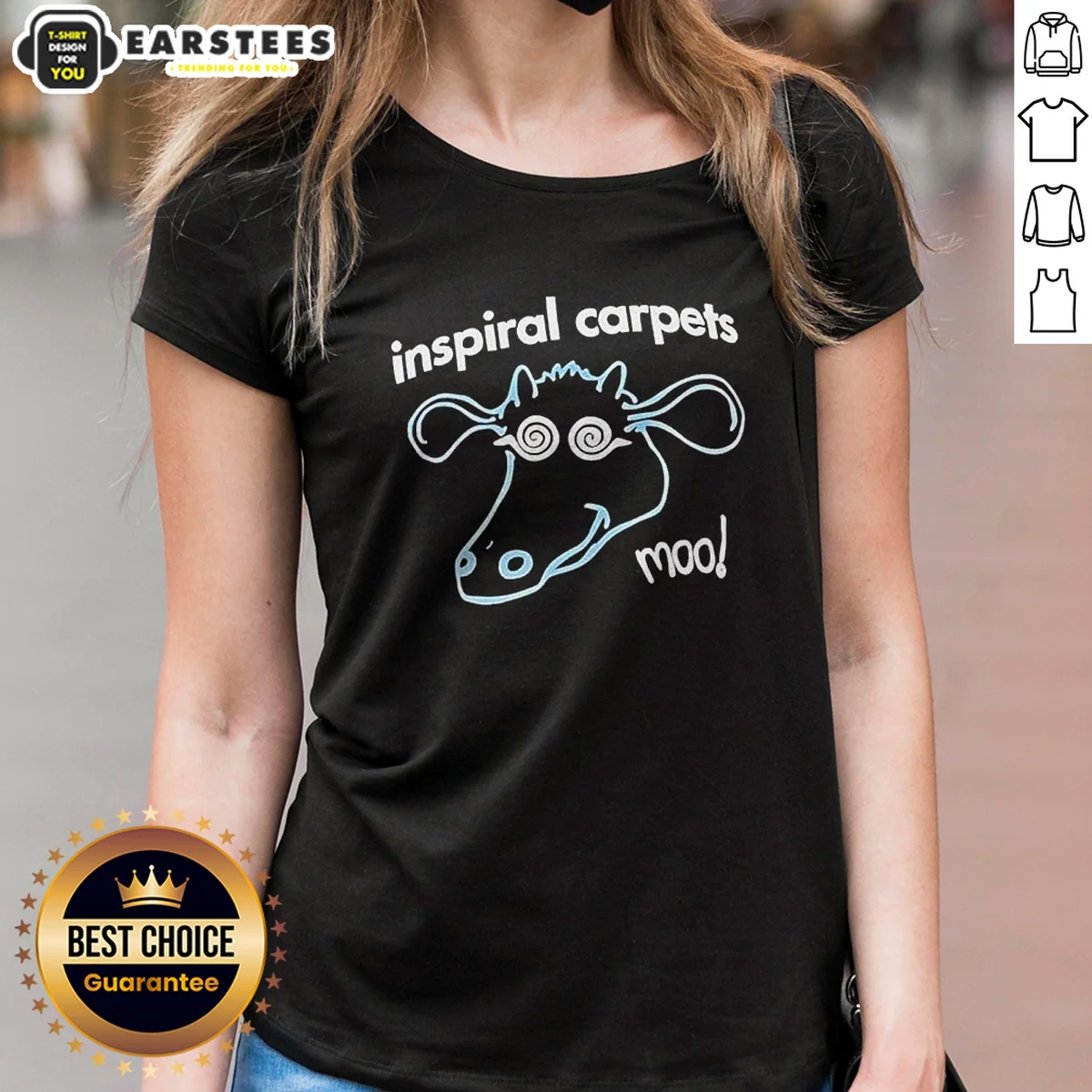 Top Inspiral Carpets Moo Madchester Indie Rock Shirt - Image 2