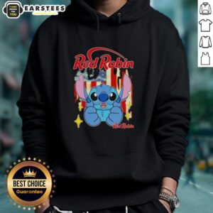 Alternative view of Cute Stitch Like Red Robin USA Flag T-Shirt