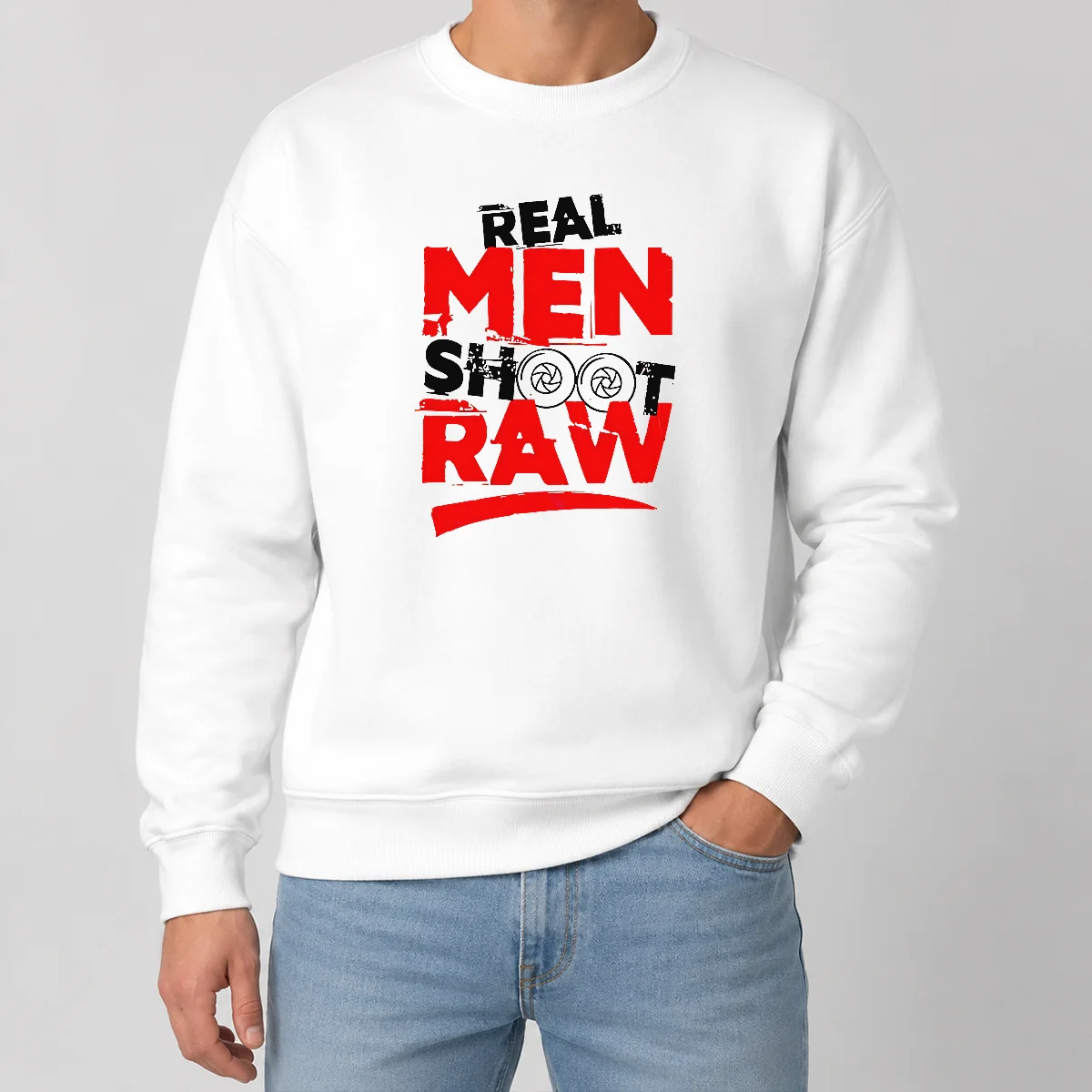 Funny Real Men Shoot Raw Photography Camera Shutter Aperture Shirt - Image 7