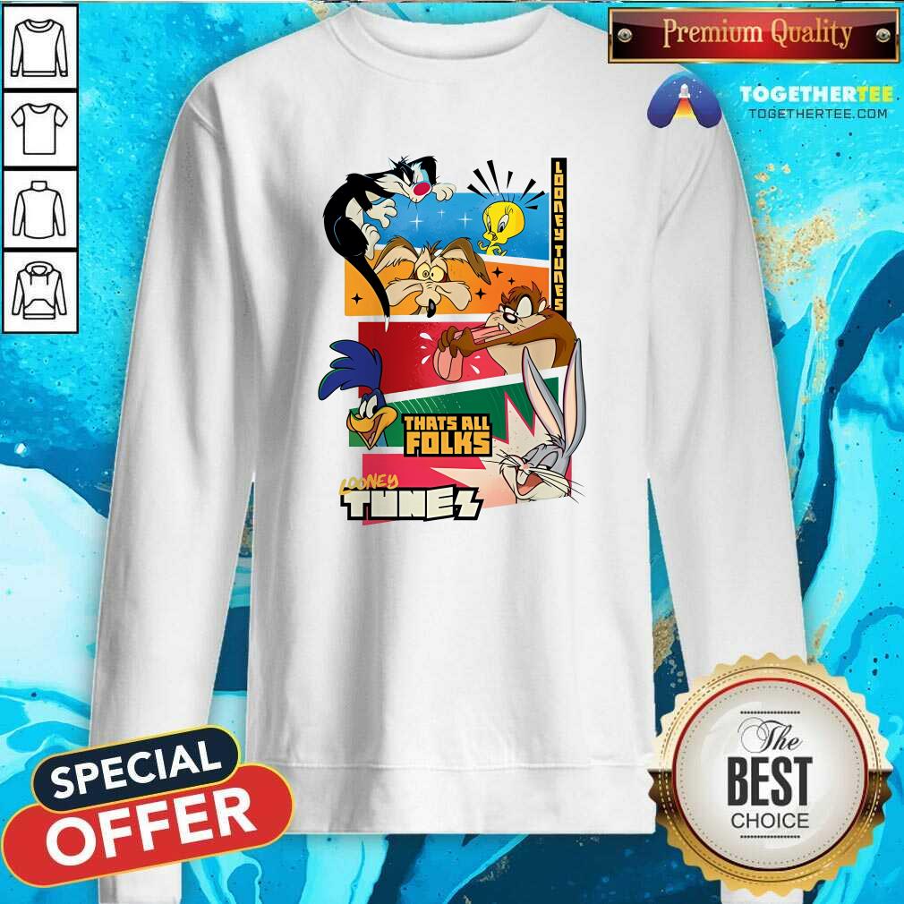 Official Looney Tunes That's All Folks T-Shirt - Image 5