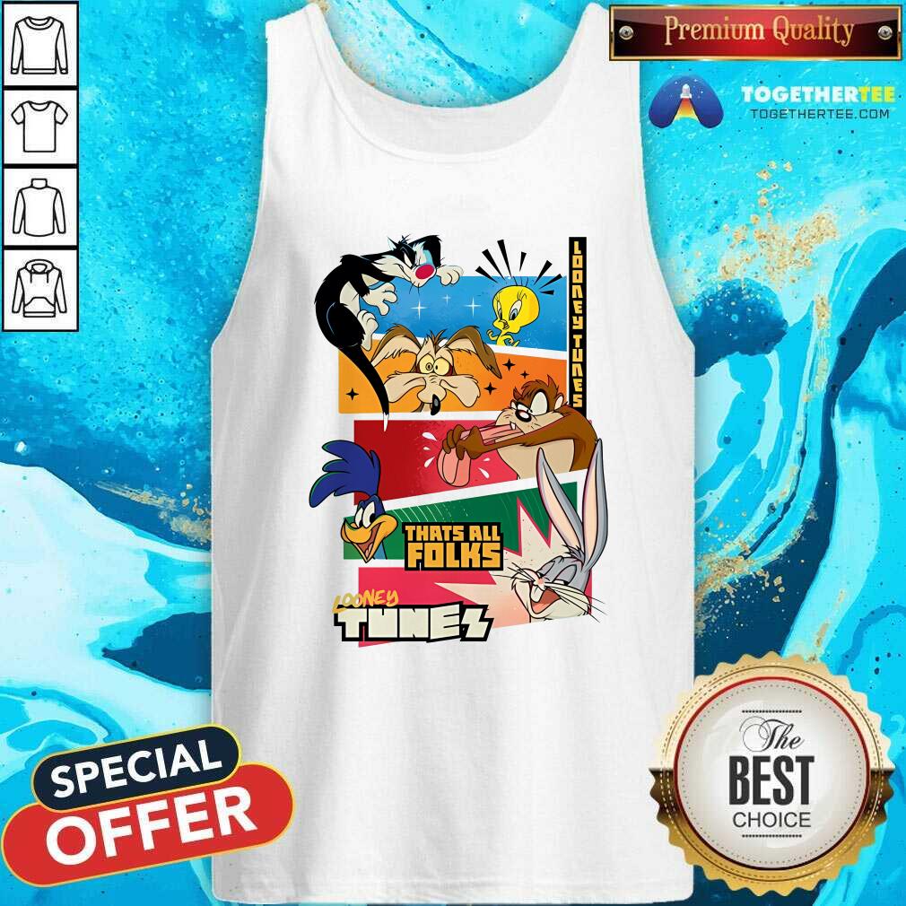 Official Looney Tunes That's All Folks T-Shirt - Image 4
