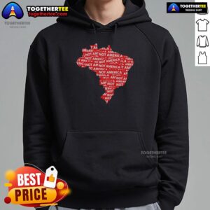 Alternative view of Hot Brazil Not America Protest Anti-Trump Politics T-Shirt