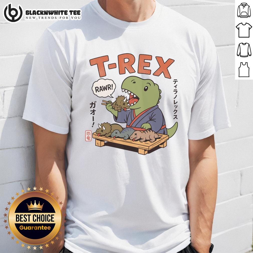 Nice Cute T-Rex Breakfast Japan T-Shirt