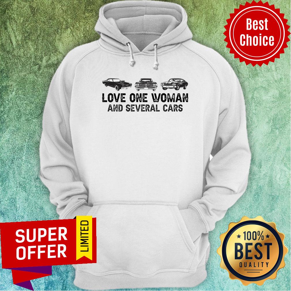 Official Love One Woman And Several Cars Shirt - Image 5
