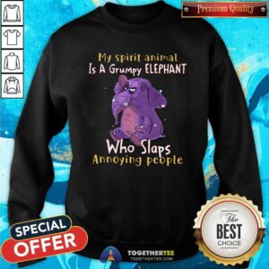 Alternative view of Lovely My Spirit Animal Is A Grumpy Elephant Shirt