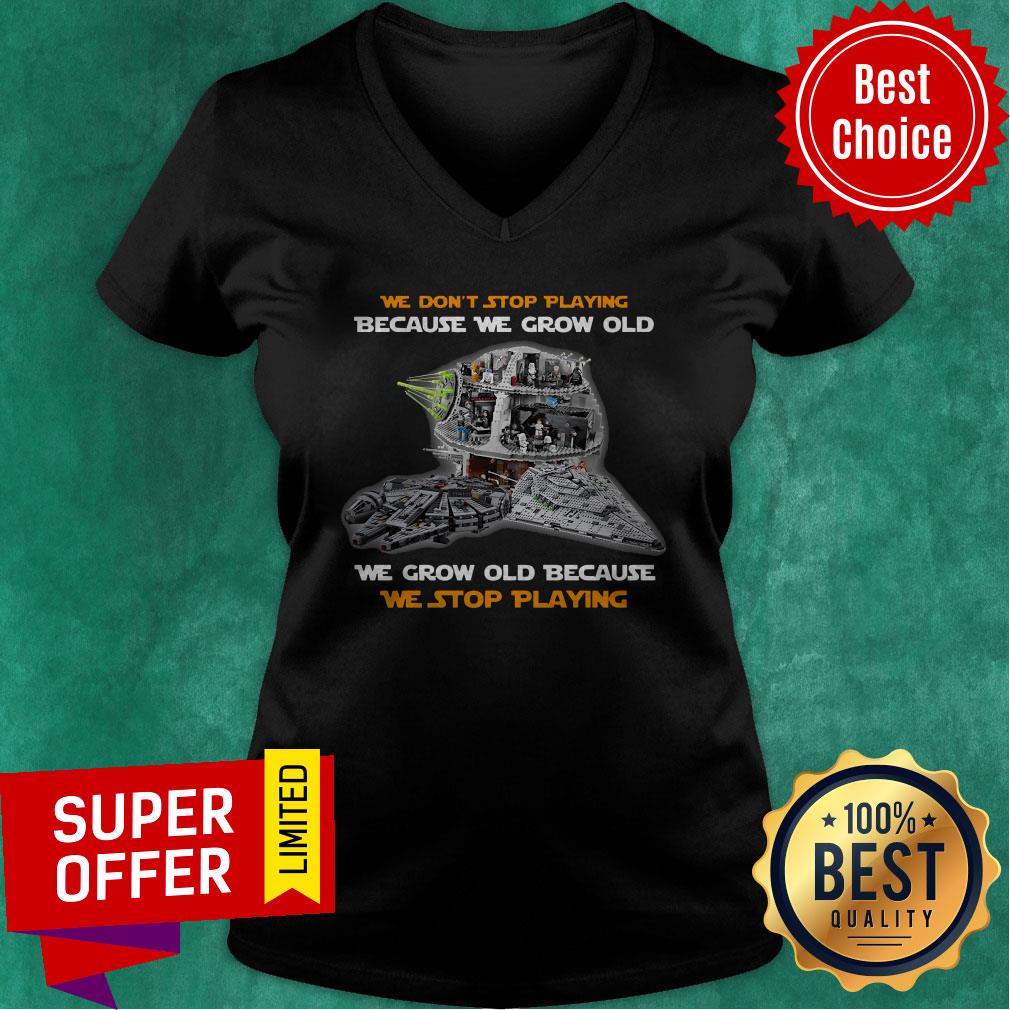 We Don’t Stop Playing Because We Grow Old We Grow Old Because We Stop Playing Shirt - Image 3