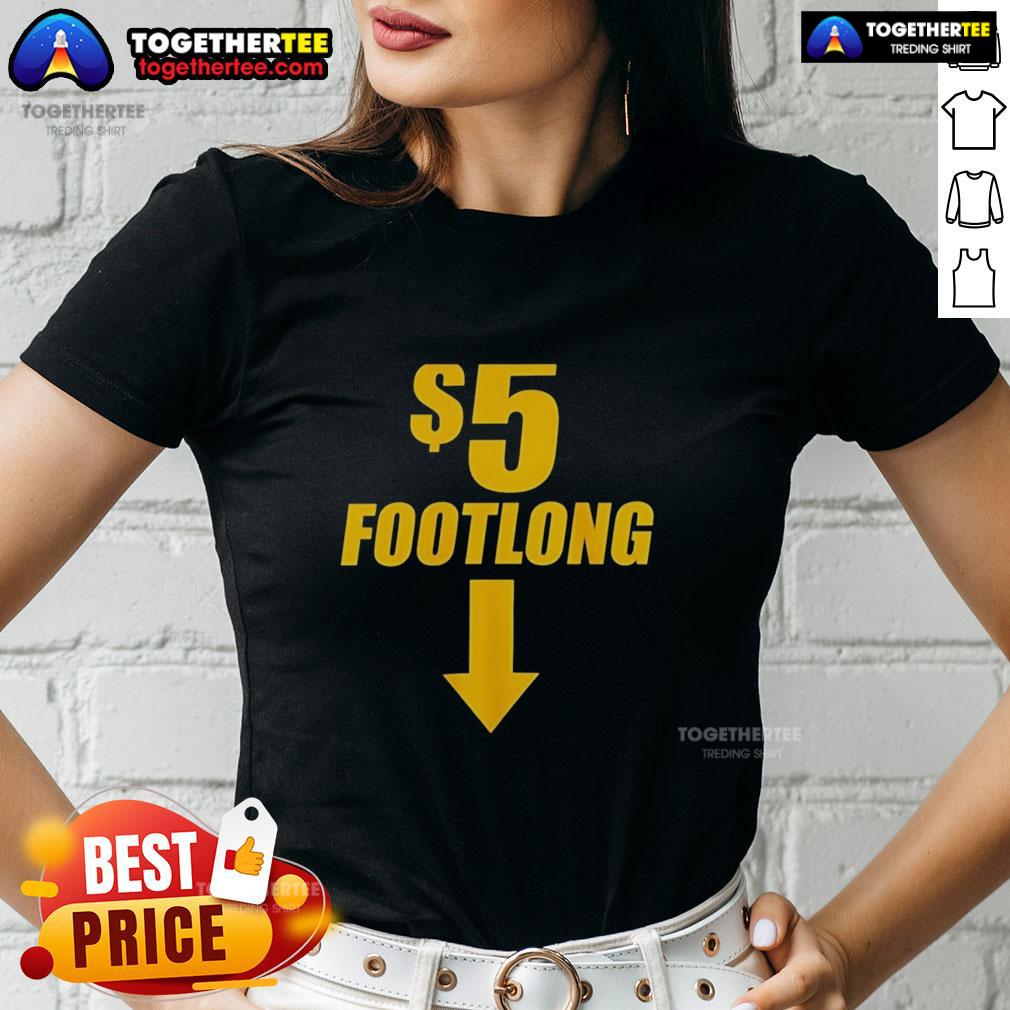 Official 5 Footlong Below Here T-Shirt - Image 3