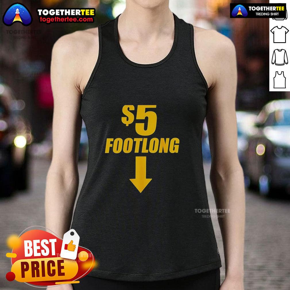 Official 5 Footlong Below Here T-Shirt - Image 4